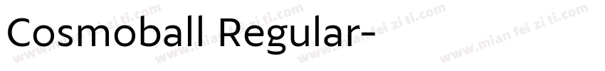 Cosmoball Regular字体转换